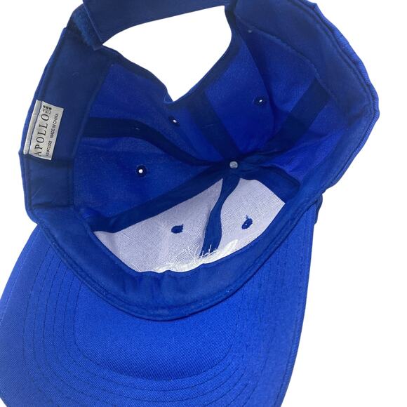 Bud Light Baseball Hat Mens One Size Blue White Spell Out Adjustable New - Picture 6 of 12